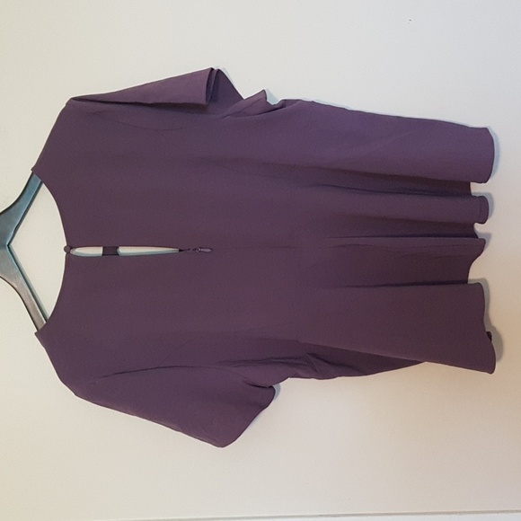 Torrid Purple Crisscross Blouse - Picture 7 of 7